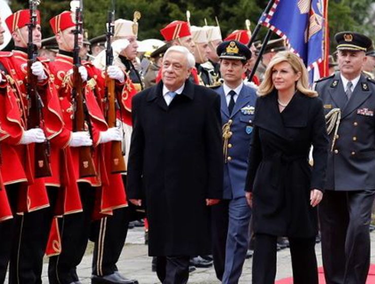 Croatia welcomes Greek President in Zagreb 4