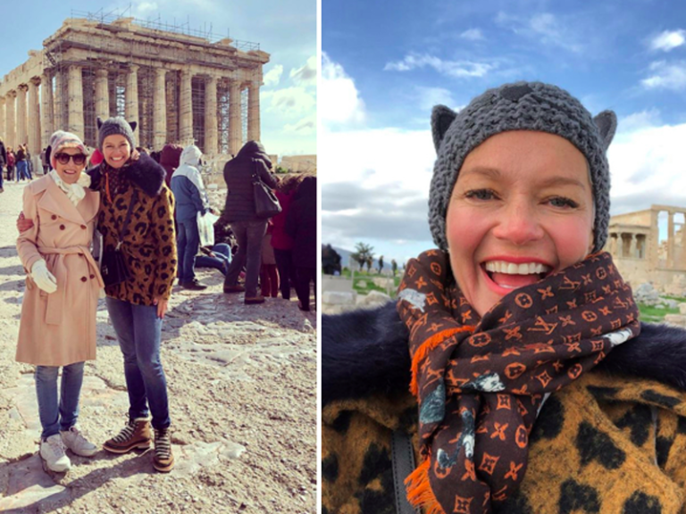 Australian television presenter Jessica Rowe reveals her love for Greece