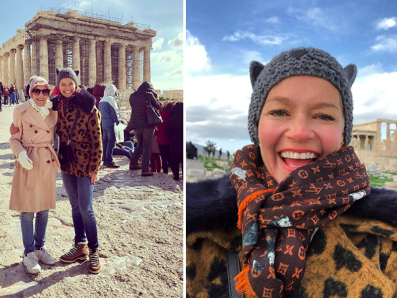 Australian television presenter Jessica Rowe reveals her love for Greece 1