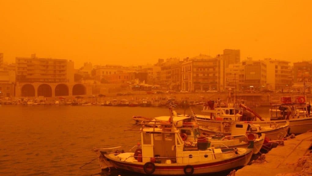 Saharan dust set to hit Greece today 2