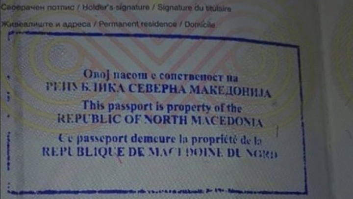 Police stamp passports with country's new name 'North Macedonia' 2