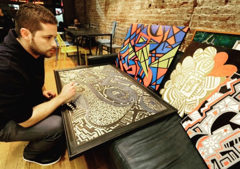 Greek American artist aims to have his artwork featured in galleries worldwide