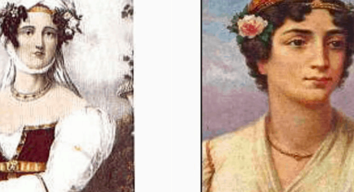 Manto Mavrogenous and Laskarina Bouboulina, heroines who fought tirelessly for Greece's Independence