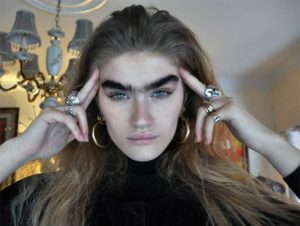 Model Sophia Hadjipanteli Receives Death Threats Over Her Monobrow ...