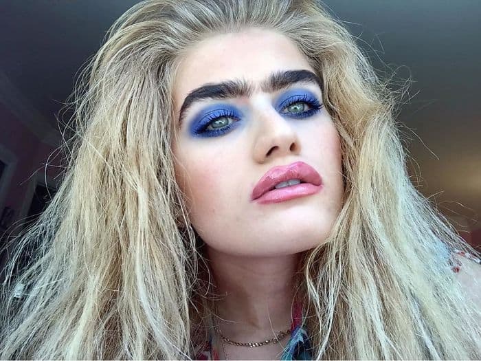 This Greek Model With Unusually Bushy Unibrow Is Defying All The Beauty Standards5