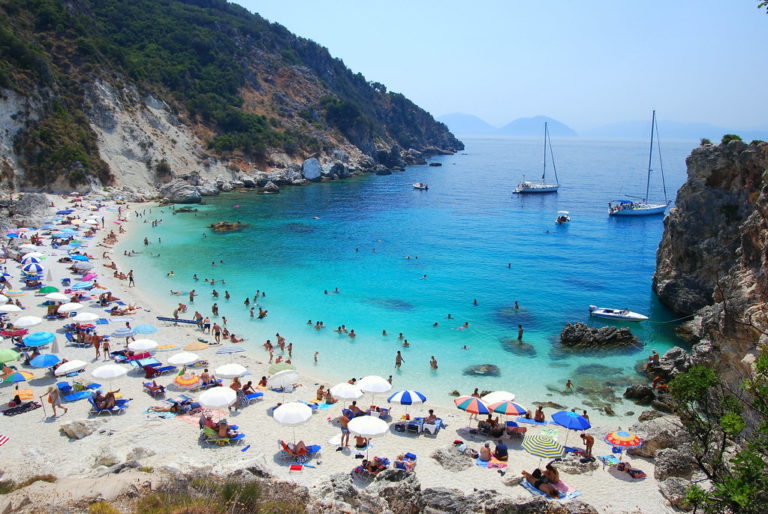 Greek Beach in Summer