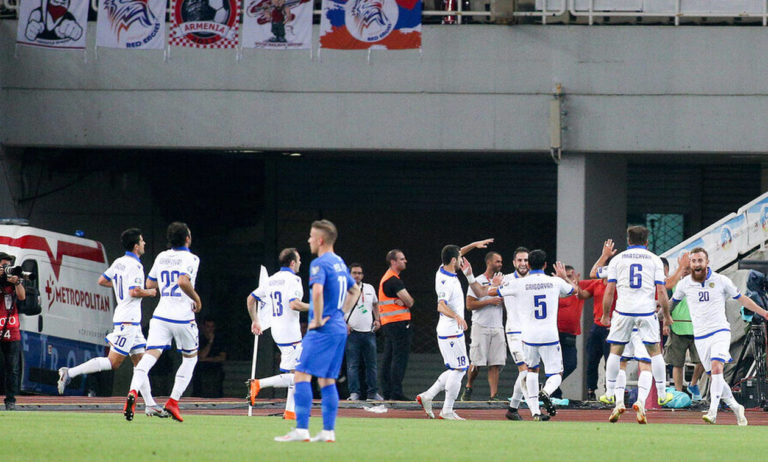 Armenia beats Greece in Athens, Euro 2020 Qualifier