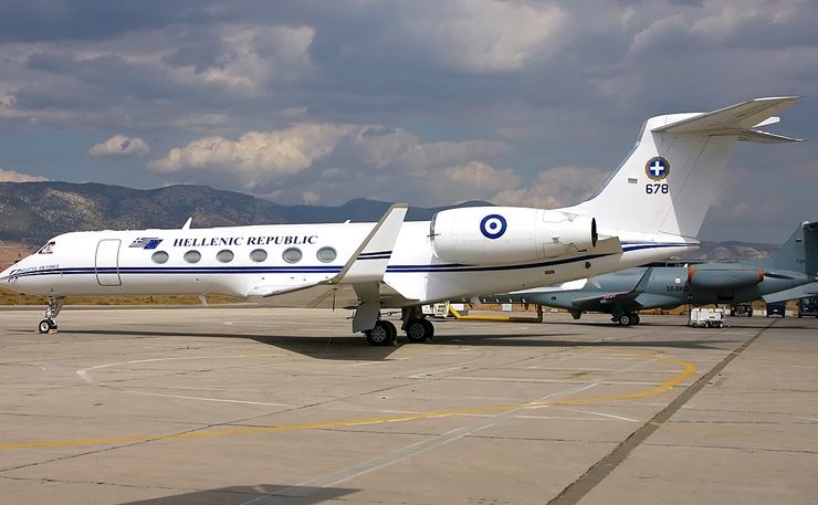 Greek team flying in PM's aircraft 6