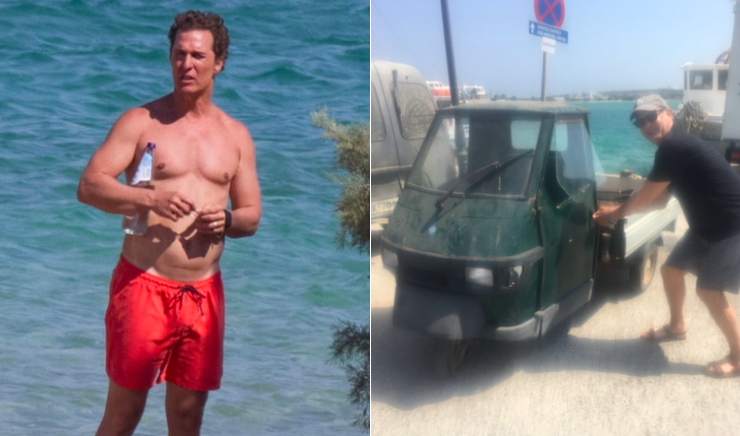 Matthew McConaughey and Tom Hanks holidaying in Antiparos 14