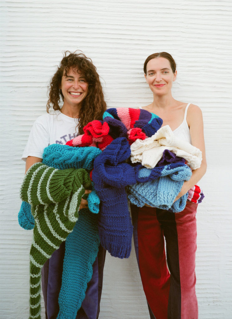 Yiayiades From Tinos Hand-knit Sweaters For Popular French Fashion Brand