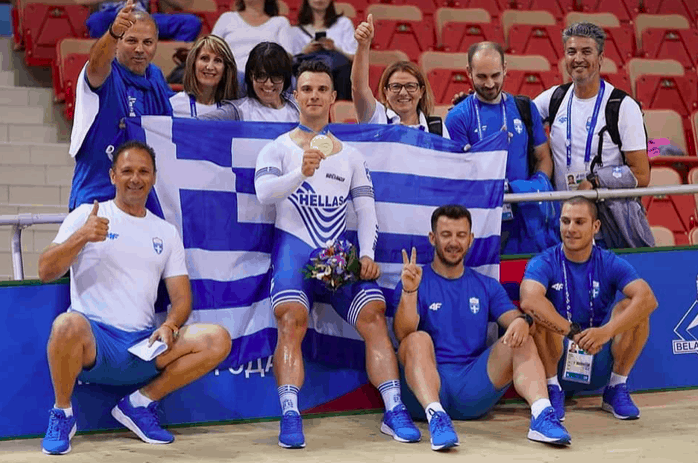 Christos Volikakis wins 2 gold medals for Greece at European Games 1