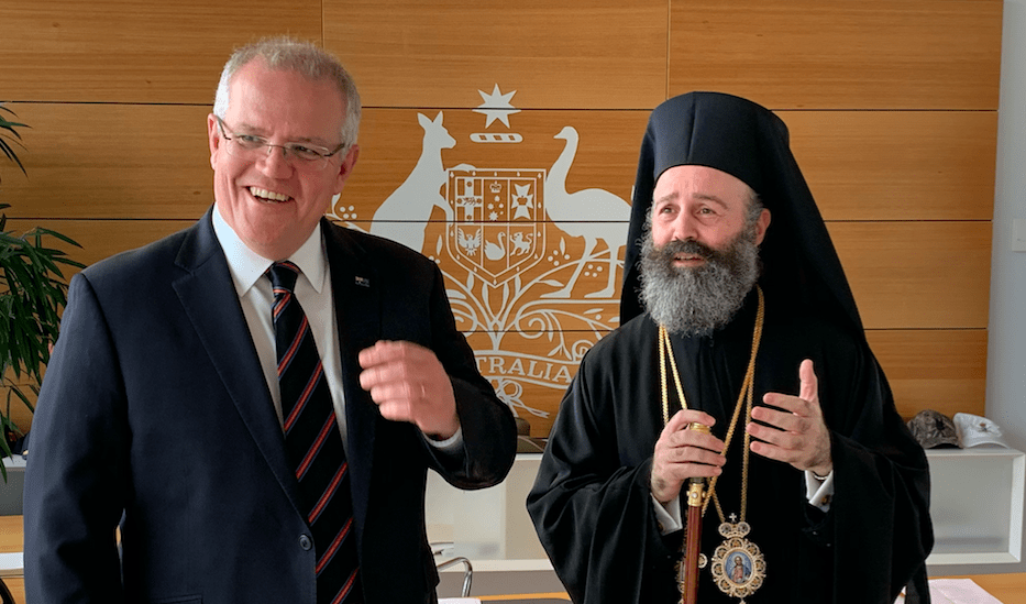 Prime Minister of Australia meets with His Eminence Archbishop Makarios