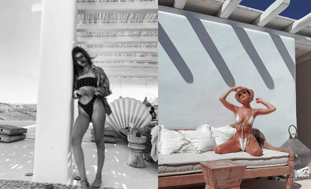 Gigi and Bella Hadid currently vacationing in Greece 1