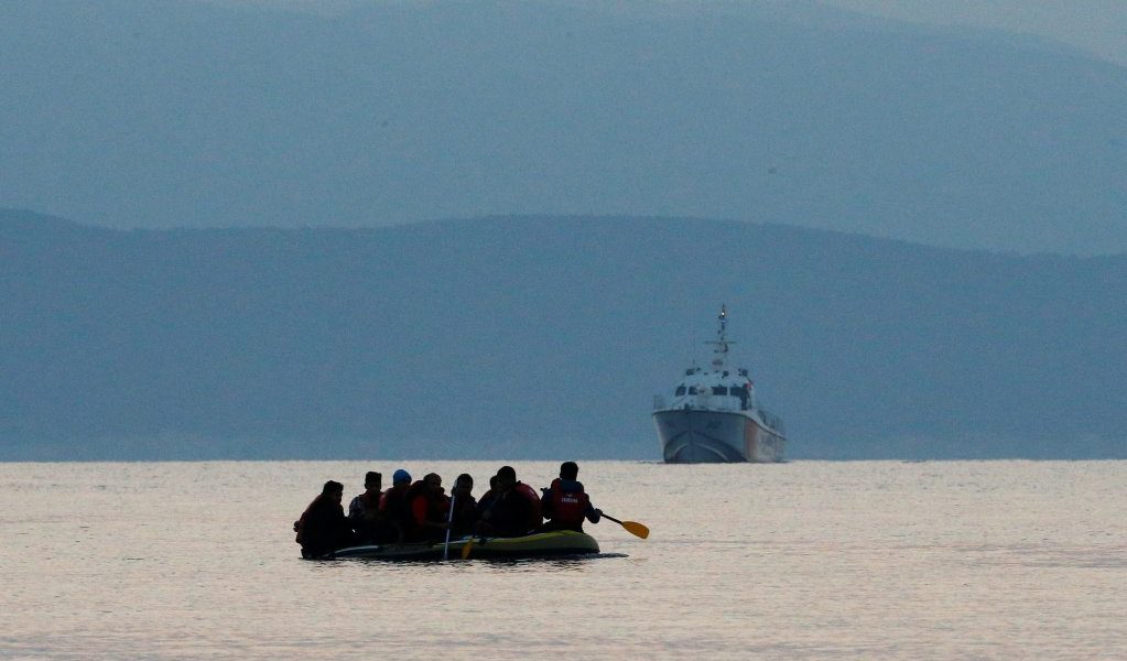 Lesbos migrants