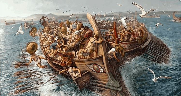 On Sep 22, 480 BC the battle in the Greco-Persian Wars was fought.