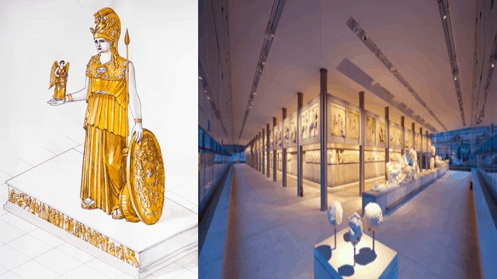 Statue of Athena Parthenos to be brought to life at the Acropolis Museum
