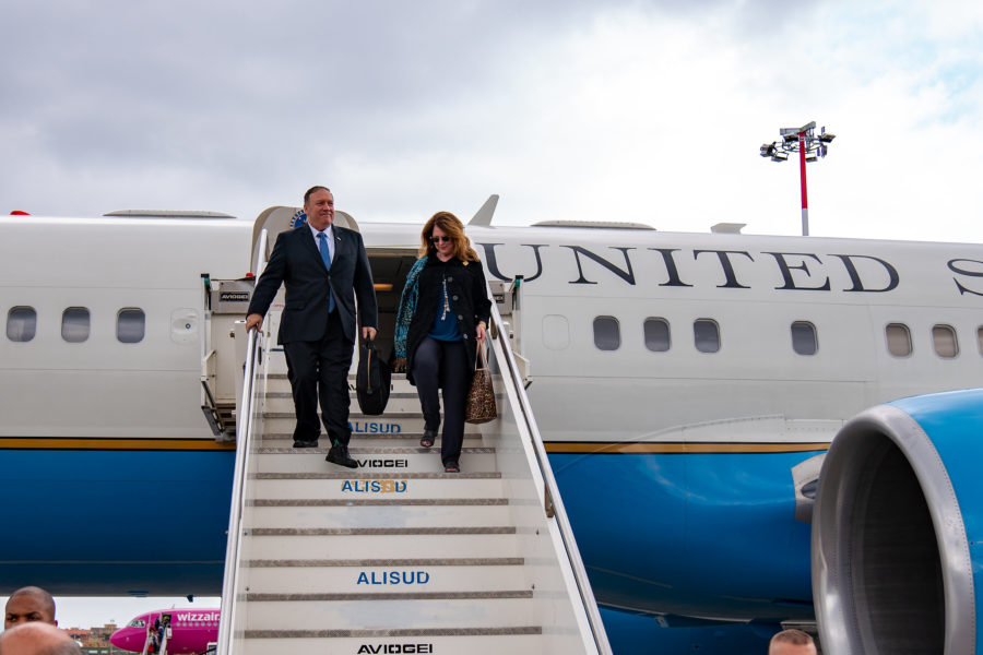 US Secretary Of State Mike Pompeo Heads To Greece On Official Visit