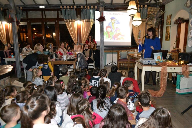 Award-winning Greek author writes kids' books, encouraging creative classroom learning