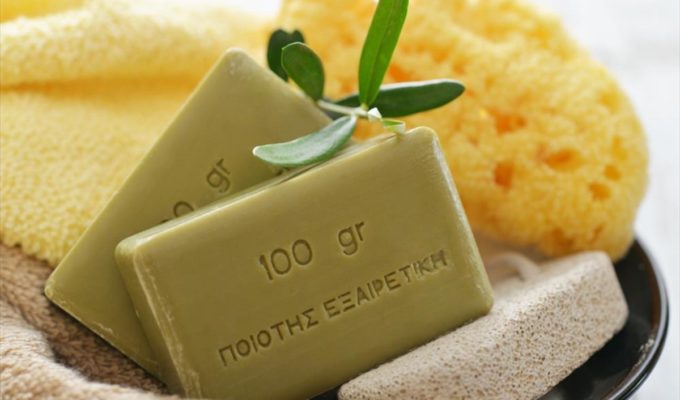 Greek olive oil soap