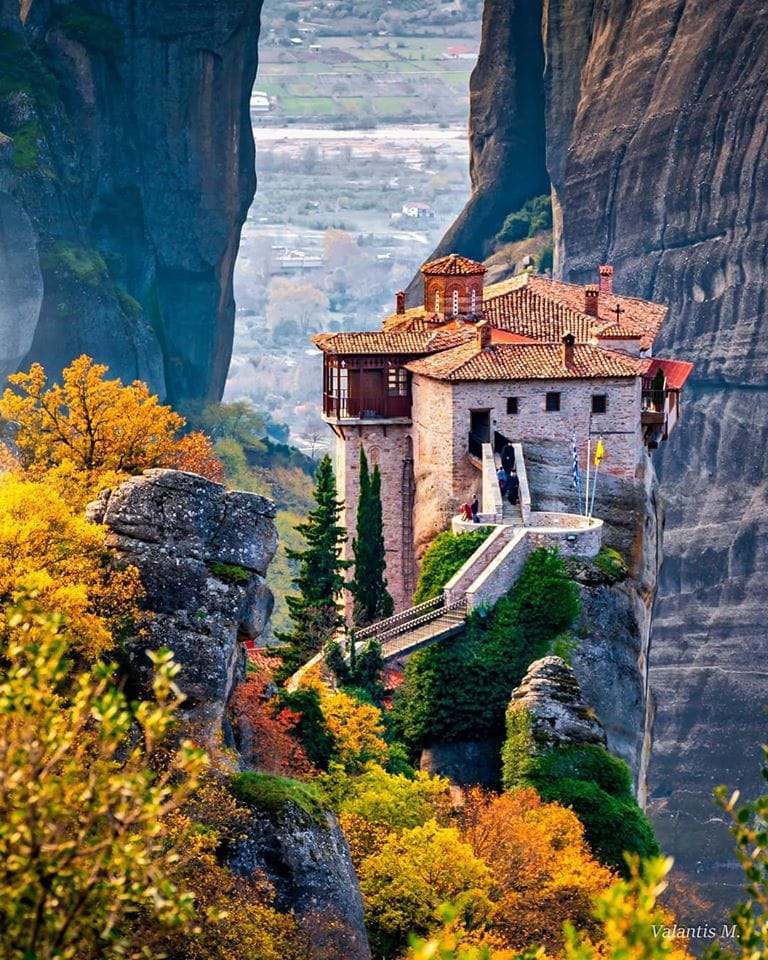 Holy Monastery of Agia Varvara Roussanou in Meteora