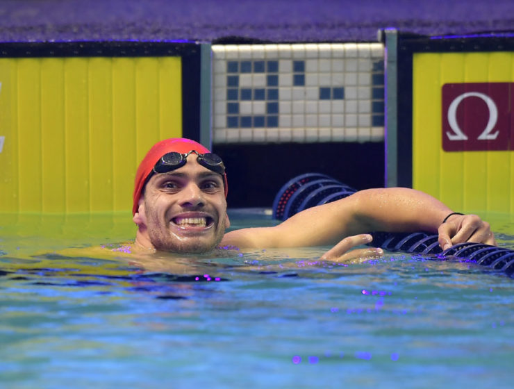Greece’s Andrea Vazaios Wins Gold & Breaks Record at European Swimming Championships 1