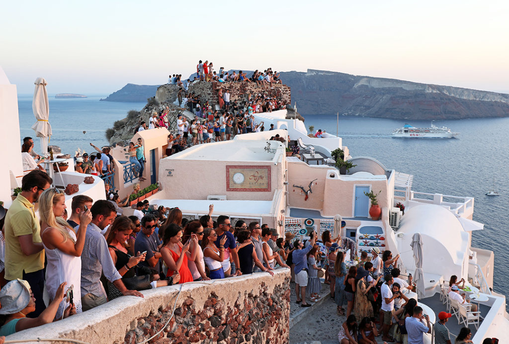 Santorini overtourism