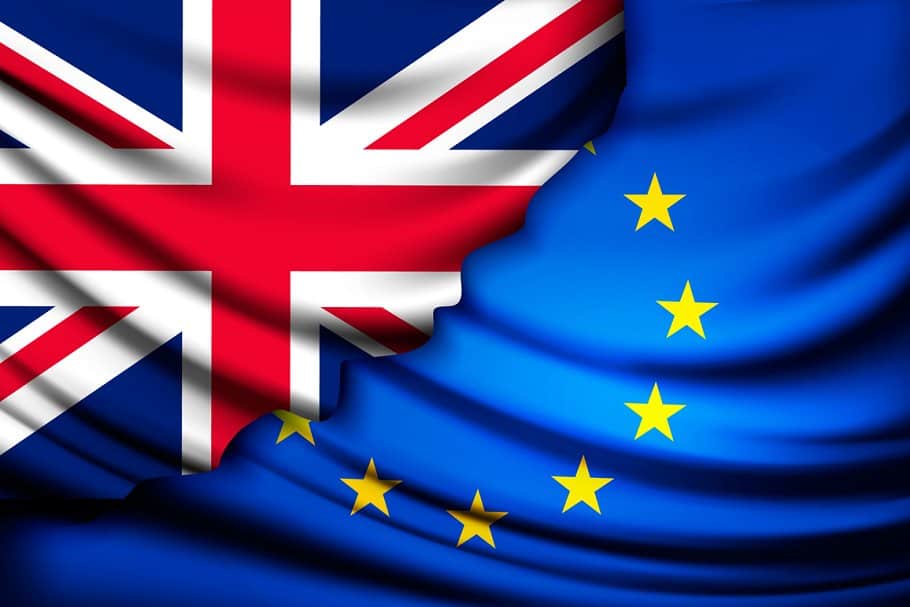 EU UK FLAGS