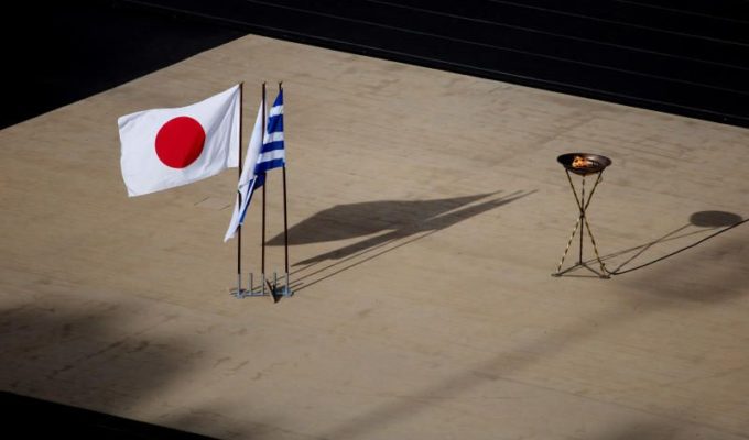 Tokyo 2020 Olympic Games flame handover
