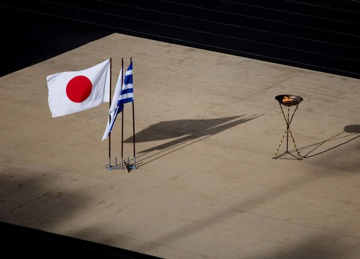 Tokyo 2020 Olympic Games flame handover