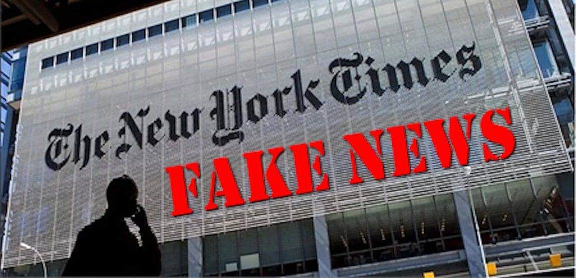 New York Times fake news
