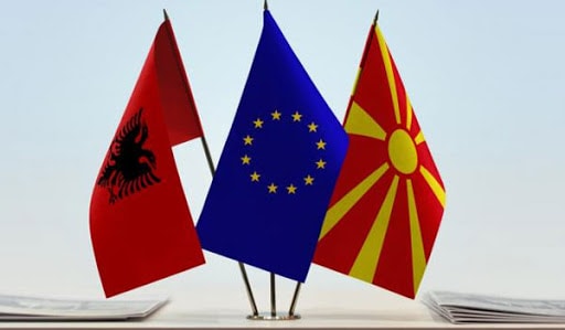 North Macedonia, Albania, EU