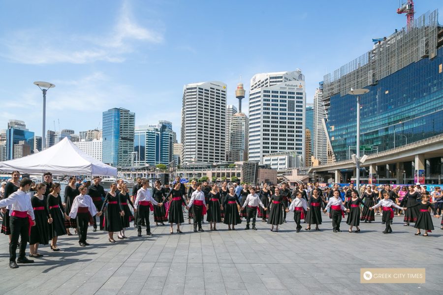 38th Greek Festival Of Sydney Turns Darling Harbour Blue And White