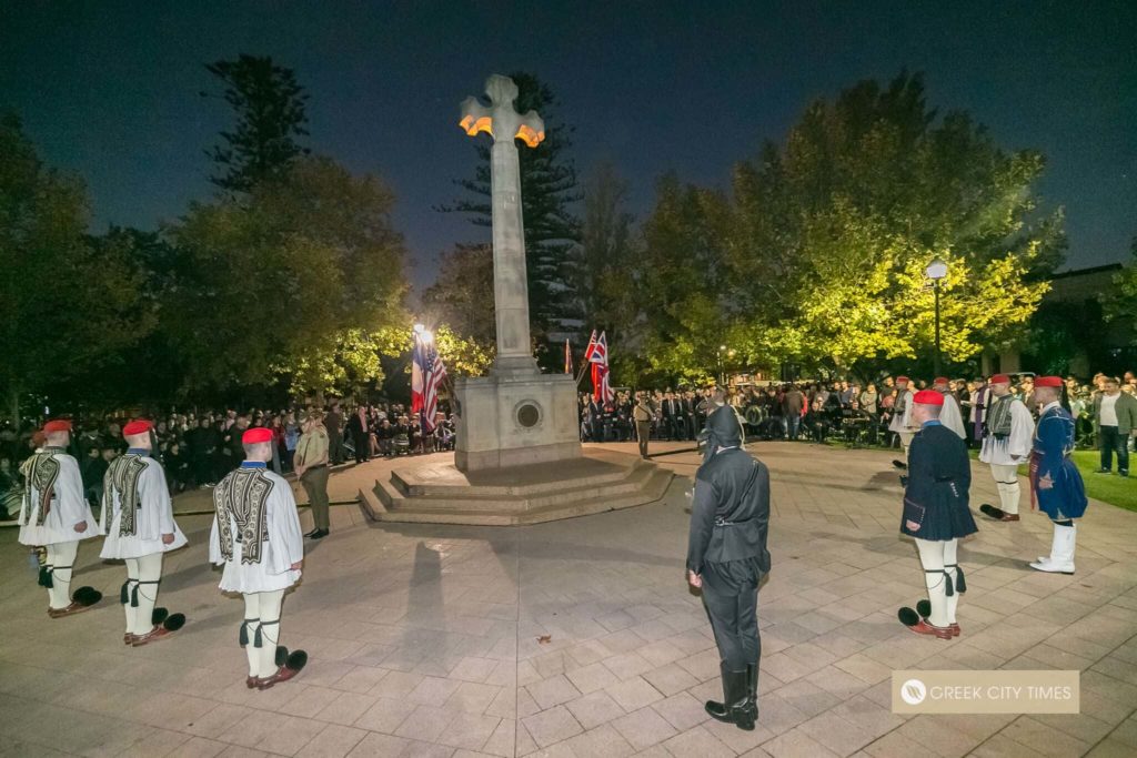 ANZAC Day, evzones