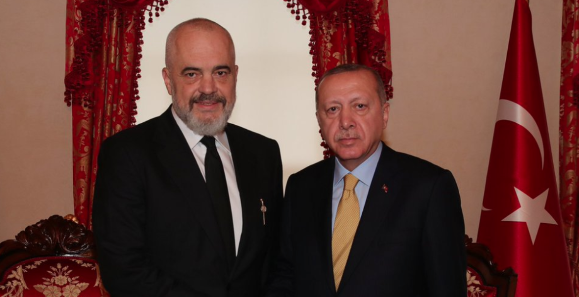 Albanian Prime Minister Edi Rama, Turkish President Recep Tayyip Erdoğan