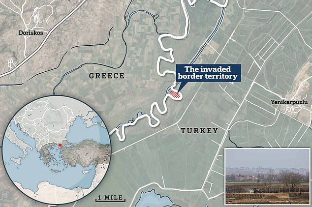 Greek Foreign Ministry makes first moves against Turkey's occupation of land at Evros 15