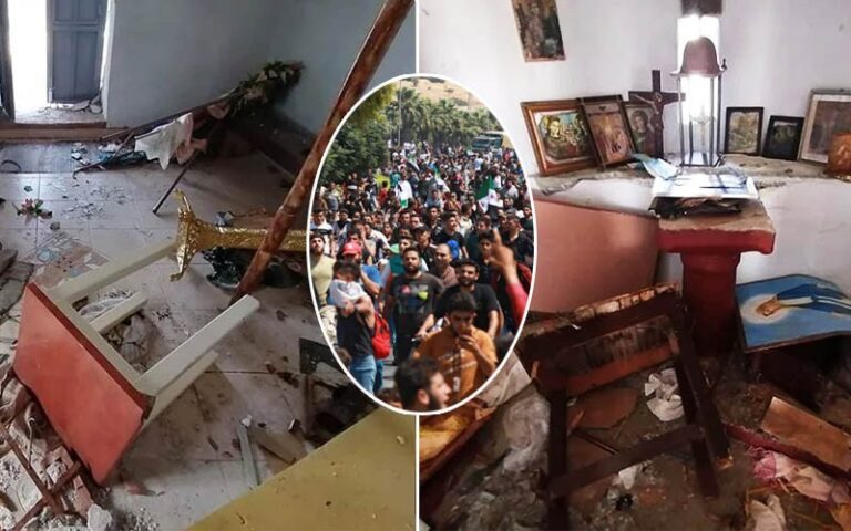 Hungary contributes money to restore churches destroyed by illegal immigrants on Greek island