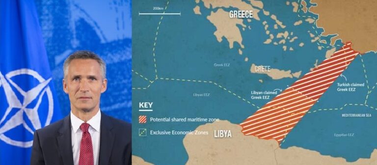 NATO head announces support for Libya's Muslim Brotherhood who aim to steal Greece's maritime space (VIDEO)
