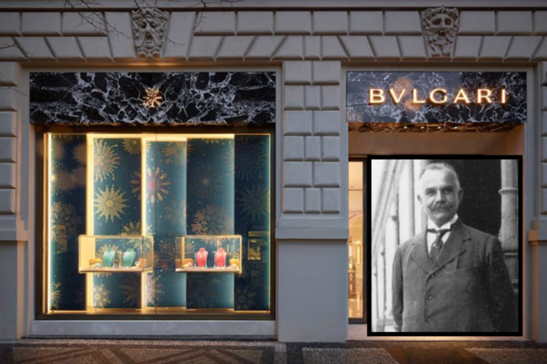 Greek silversmith Sotirios Voulgaris created the world-famous BVLGARI brand