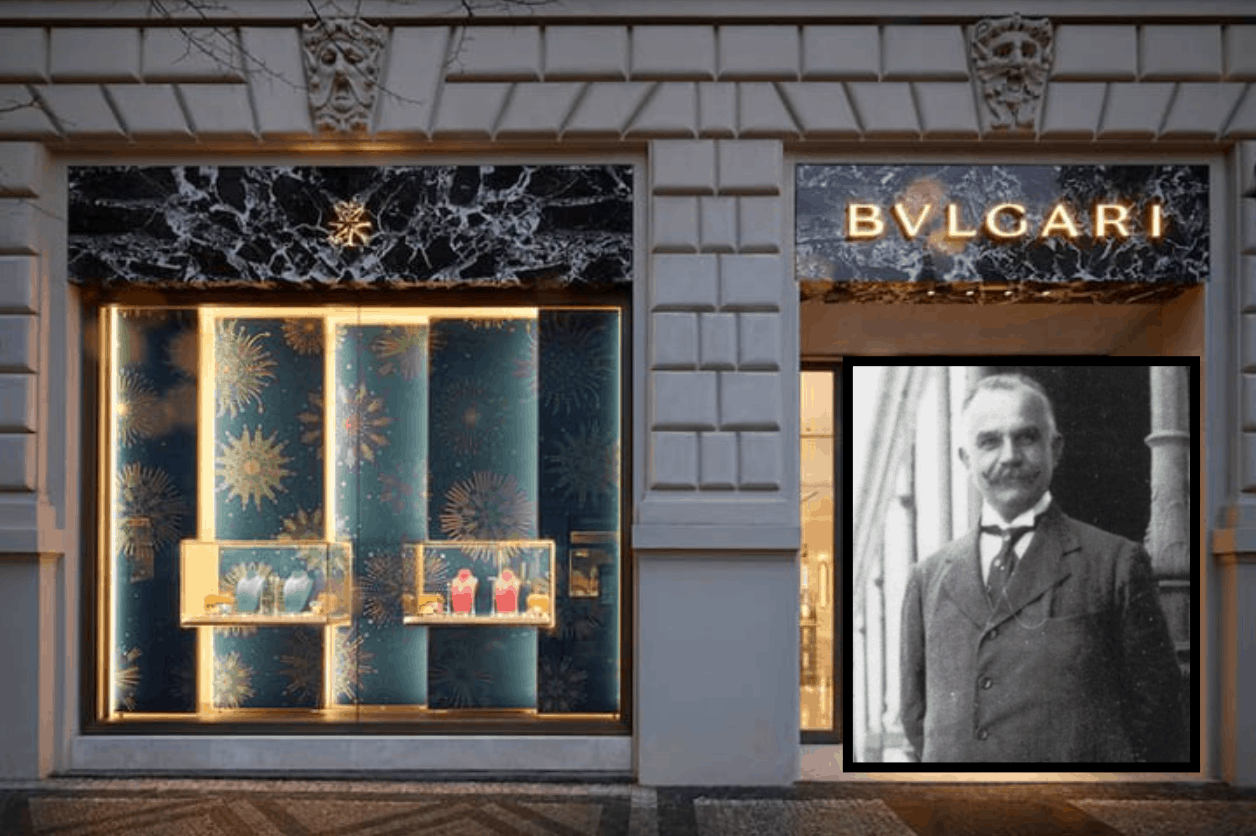 Greek silversmith Sotirios Voulgaris created the world-famous BVLGARI brand