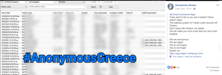 Greek hackers continue revenge attack by accessing sensitive Turkish data