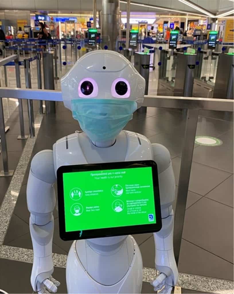 Pepper robots play important role at Athens Airport