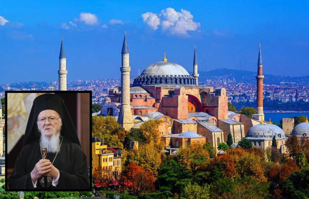 Ecumenical Patriarch Bartholomew "saddened and shaken" over plans to convert Hagia Sophia into a mosque