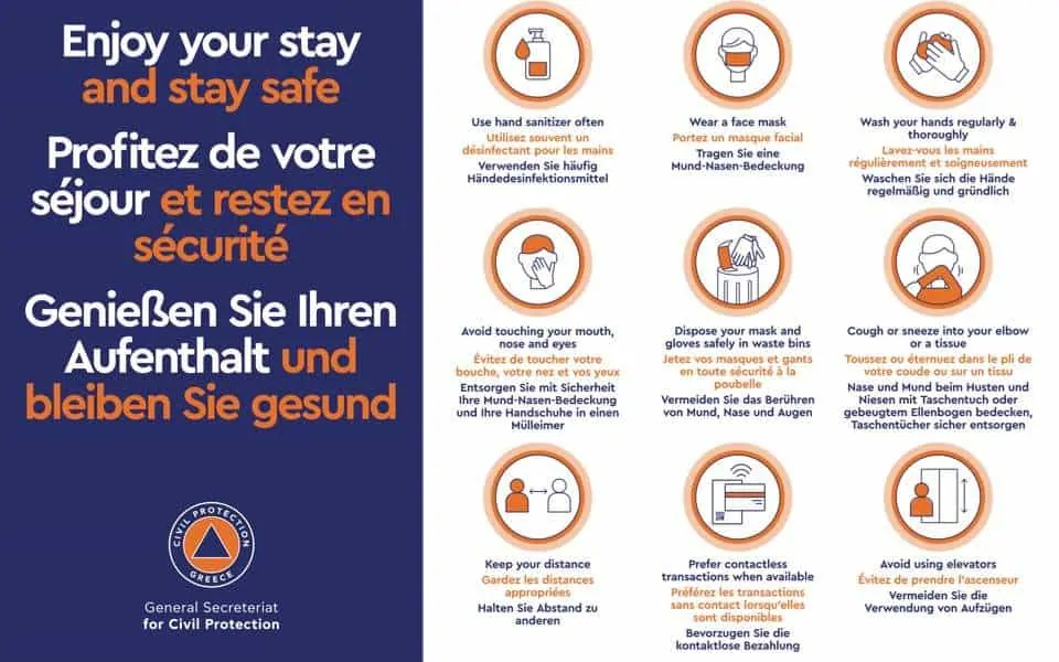 information campaign “Enjoy your stay – Stay safe”,