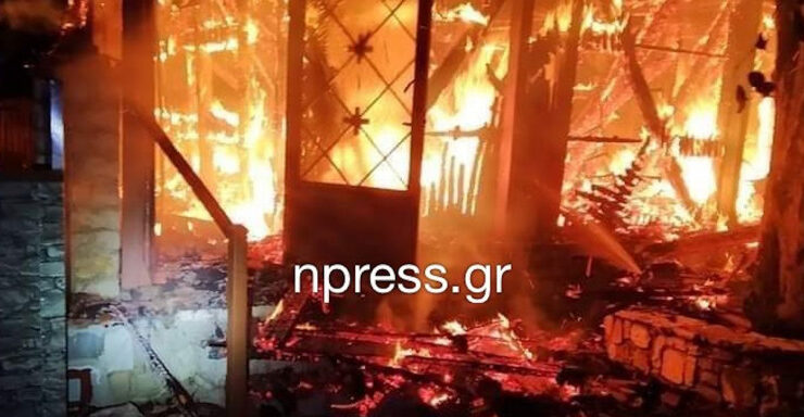 Fire breaks out at the Holy Monastery of Varnakova (VIDEO) 16