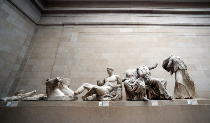 The Parthenon Sculptures are a "product of theft" at the British Museum