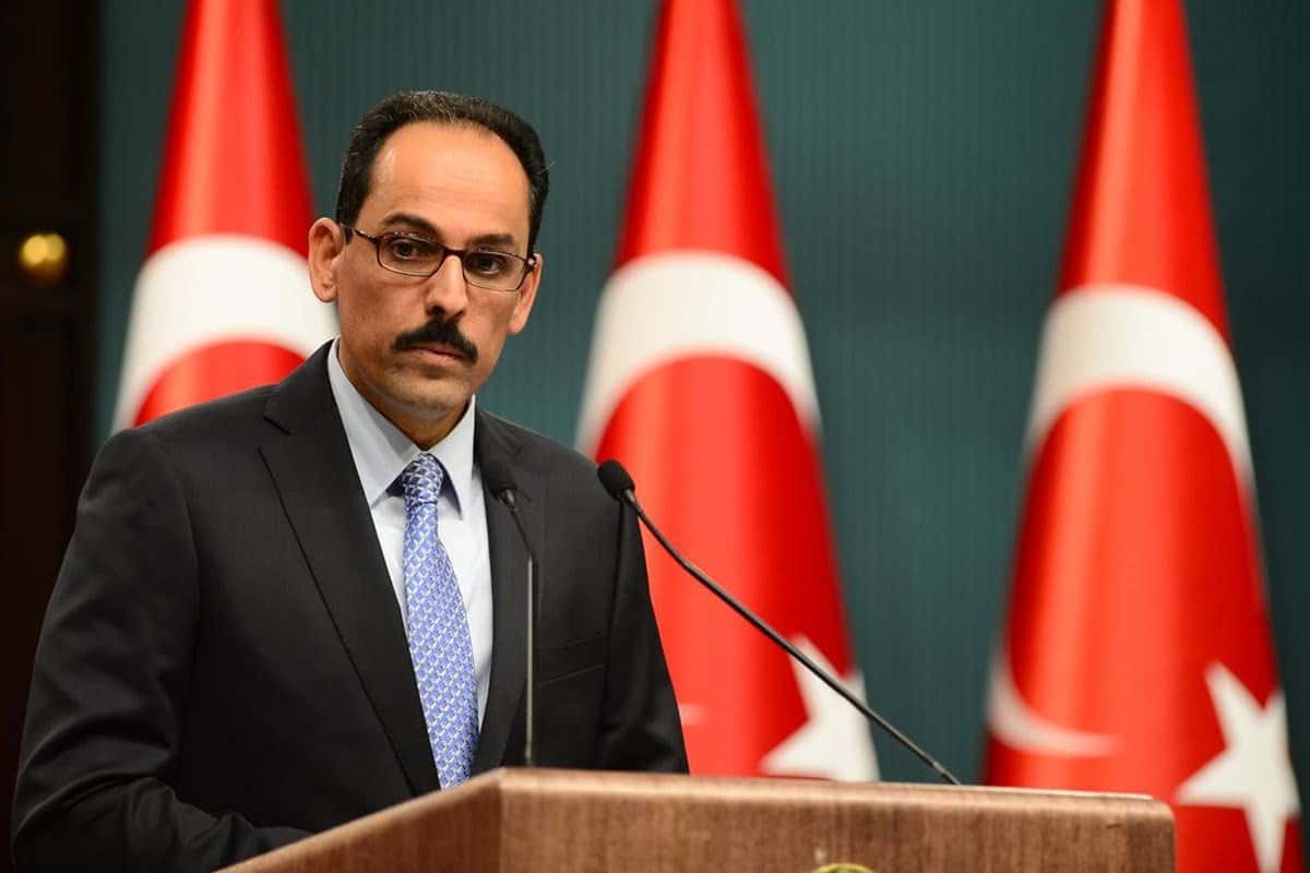 Turkish Presidential Spokesman İbrahim Kalın.