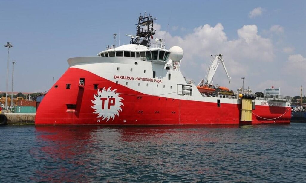 Turkey’s seismic research vessel 'Barbaros'