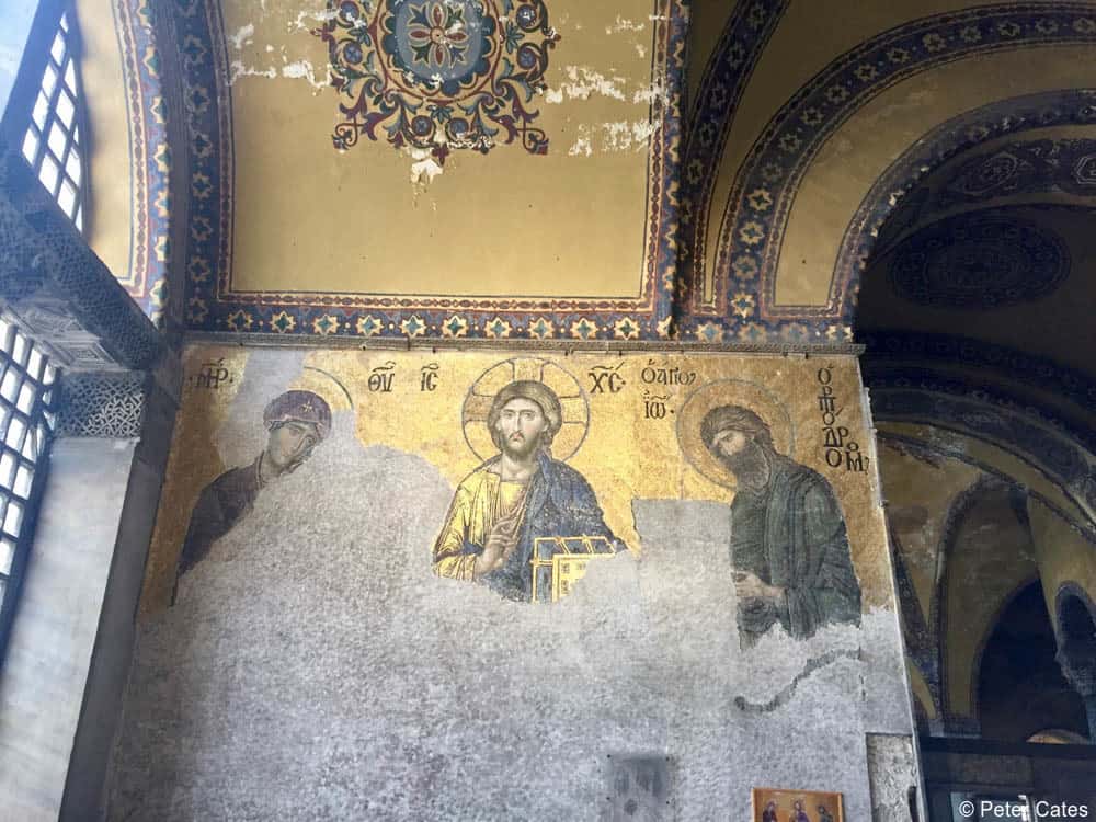 Where icons and Holy relics from Hagia Sophia will be transported