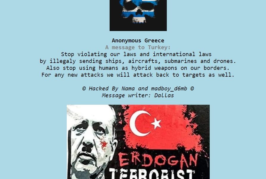 Cyberwar resumes as Anonymous Greece brings down several Turkish websites 1