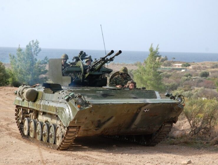 Greece upgrades its BMP 1A1 OST infantry fighting vehicles